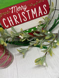 Whimsical Merry Christmas Wreath Kit