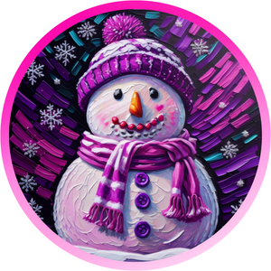 Painted Snowman ( CHOOSE SIZE)