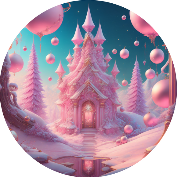 Pink Ice Castle (Choose Size)