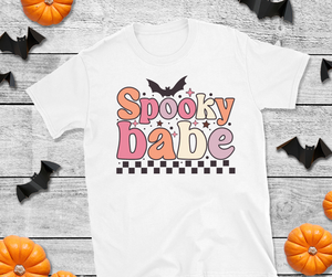 T Shirt Transfer Spooky Babe