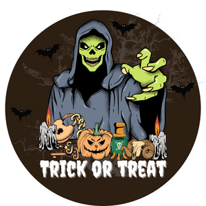 Creepy Trick or Treat Halloween Sign (Choose Size)