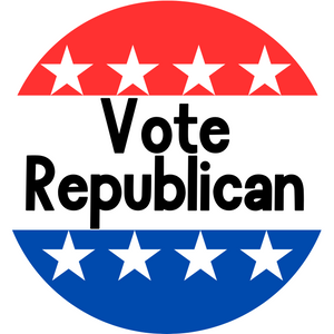 Vote Republican Metal Sign (Choose size)