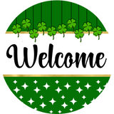 Welcome St. Patricks Sign  (Choose size)