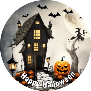 Witch House Metal Sign (Choose size)