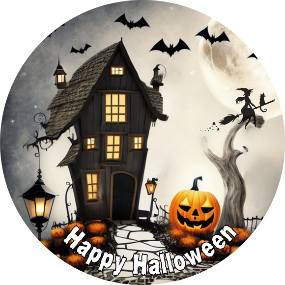 Witch House Metal Sign (Choose size)