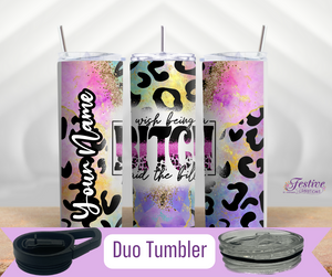 Being A B*tch Payed the Bills Adult Humorous Funny Sarcastic 20 Oz Duo Tumbler