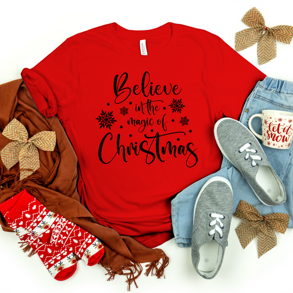 T-Shirt Transfer Believe in the Magic of Christmas