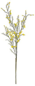 Budding Mini Blossom Spray 32" Yellow