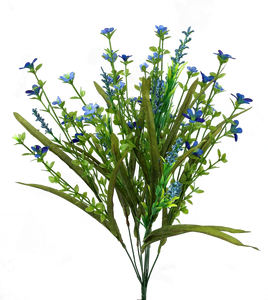 Flower Filler Bush x10 18"H-Blue