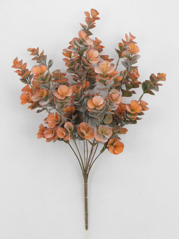 20.5” Eucalyptus Bush X 9 Orange