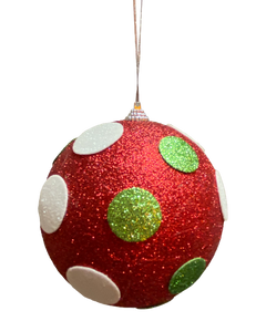 6.25" Polkadot Ornament Ball