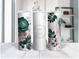 Mama Floral  20 Oz Duo Tumbler (Personalized Optional)