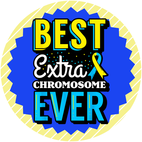 Down Syndrome Metal Round Sign (Choose size)