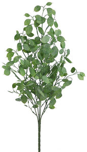 21"L Plastic Money Plant Bush Tt Green