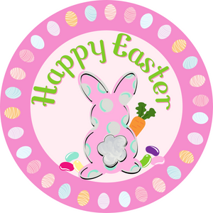 Happy Easter Bunny, Easter Eggs & Jelly Beans (Choose size)