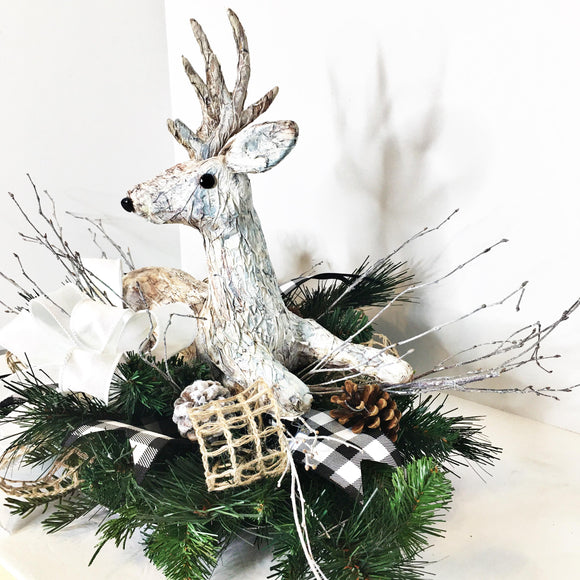 Deer Winter Centerpiece