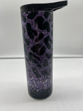 Purple Leopard  (Less than perfect) Skinny 20 Oz Duo Tumbler