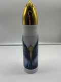 Eagle With American Flag (Less than perfect) 17 OZ On Point Bullet Tumbler