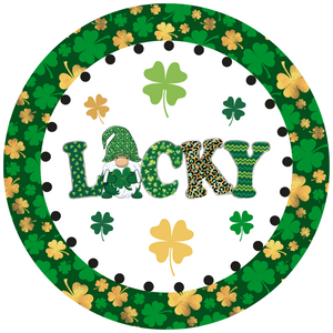 St. Patrick's Day Lucky Gnome (Choose size)