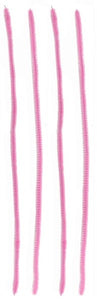 12"L X 6Mm Chenille Stems 100Ea/Bx, Pink