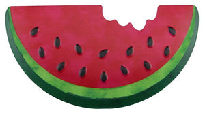 12"L X 6.25"H Metal Embossed Watermelon