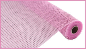 10.25"X10Yd Wide Foil Mesh Pink W/Pink Foil Re136622 )