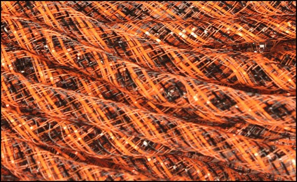8Mmx30Yd Deco Flex Tubing Black/Orange