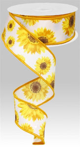 1.5"X10yd Sunflower