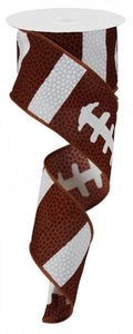 2.5"X10Yd Football Laces Brown/White