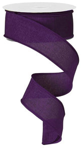 1.5"X10Yd Royal Burlap Purple