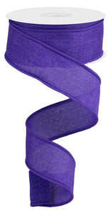 1.5"X10Yd Royal Burlap New Purple