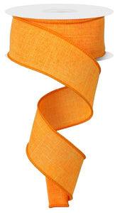 1.5"X10Yd Royal Burlap Bright Orange