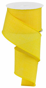2.5"X10Yd Royal Burlap Sun Yellow