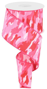 2.5"X10Yd Camouflage Multi Pink