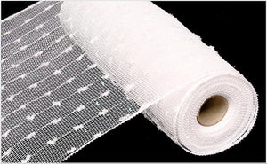 10.25"X10Yd Snowball Mesh White