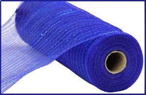 10.25"X10Yd Matte Wide Foil Mesh Matte Royal Blue