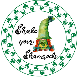 8" Shake Your Shamrock St. Patrick's Day