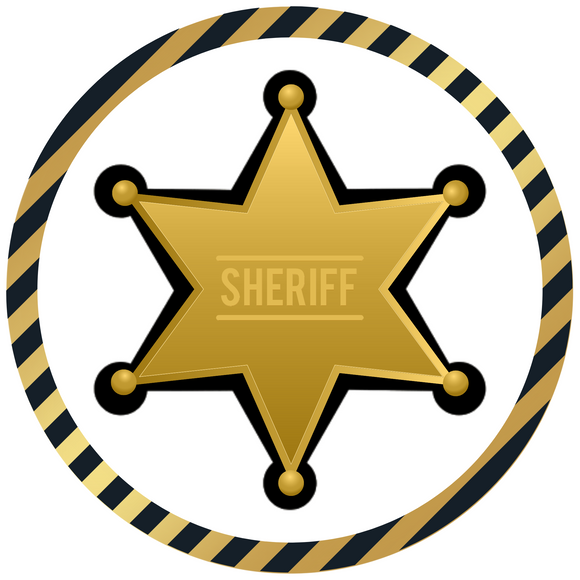 Sheriff Badge Sign