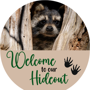 Raccoon Hideout(Choose Size)