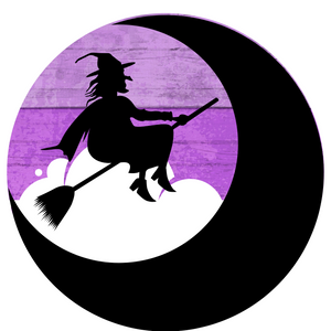 Witch Moon Halloween SIgn (Choose Size)