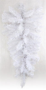 28"Belgium Spruce Teardrop Swag X60, White