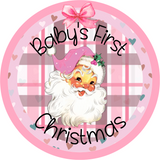 Baby's First Christmas Santa (Choose Size&Color)