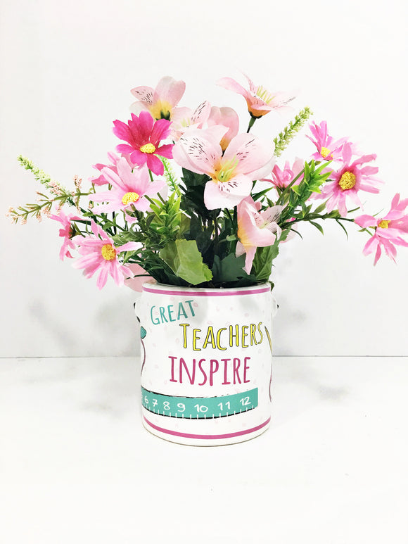 Teacher Appreciation desktop gift in a cup