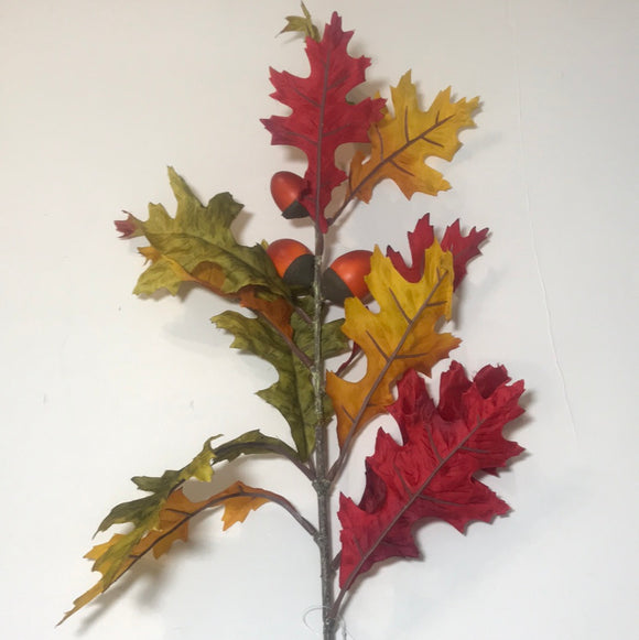 Fall Oak Leaves Spray 34