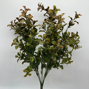 19" Tea Leaf Plastic Bush X 7