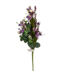 22" Mixed Flower Bush - Purple