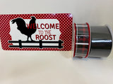 12x6 Welcome to the Roost Wreath Sign