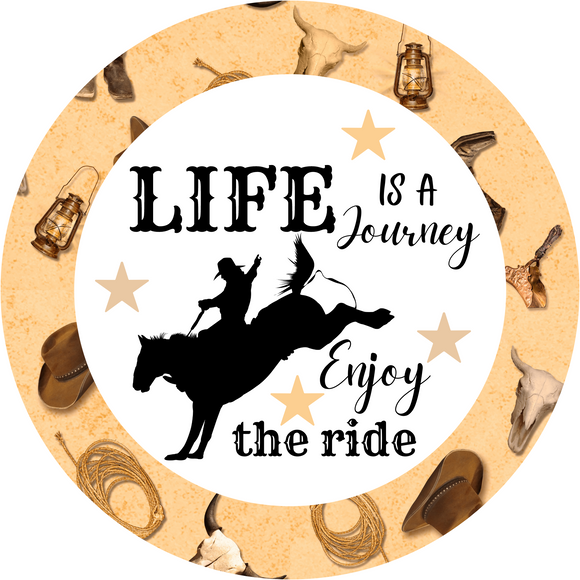 Rodeo Life Wreath Sign(Choose Size)
