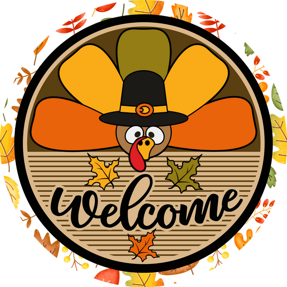 Welcome Turkey Sign (Choose Size)
